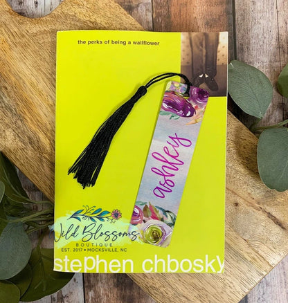 Single Sided Aluminum Personalized Bookmarks - 24 Designs To Choose From