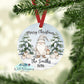 Rustic Winter Gnome Personalized Ornament