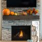 Rustic Blue Chicken Hello Fall Stacked Pumpkin Vertical Sign