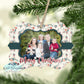 Rustic Floral Merry Christmas Benelux Photo Ornament
