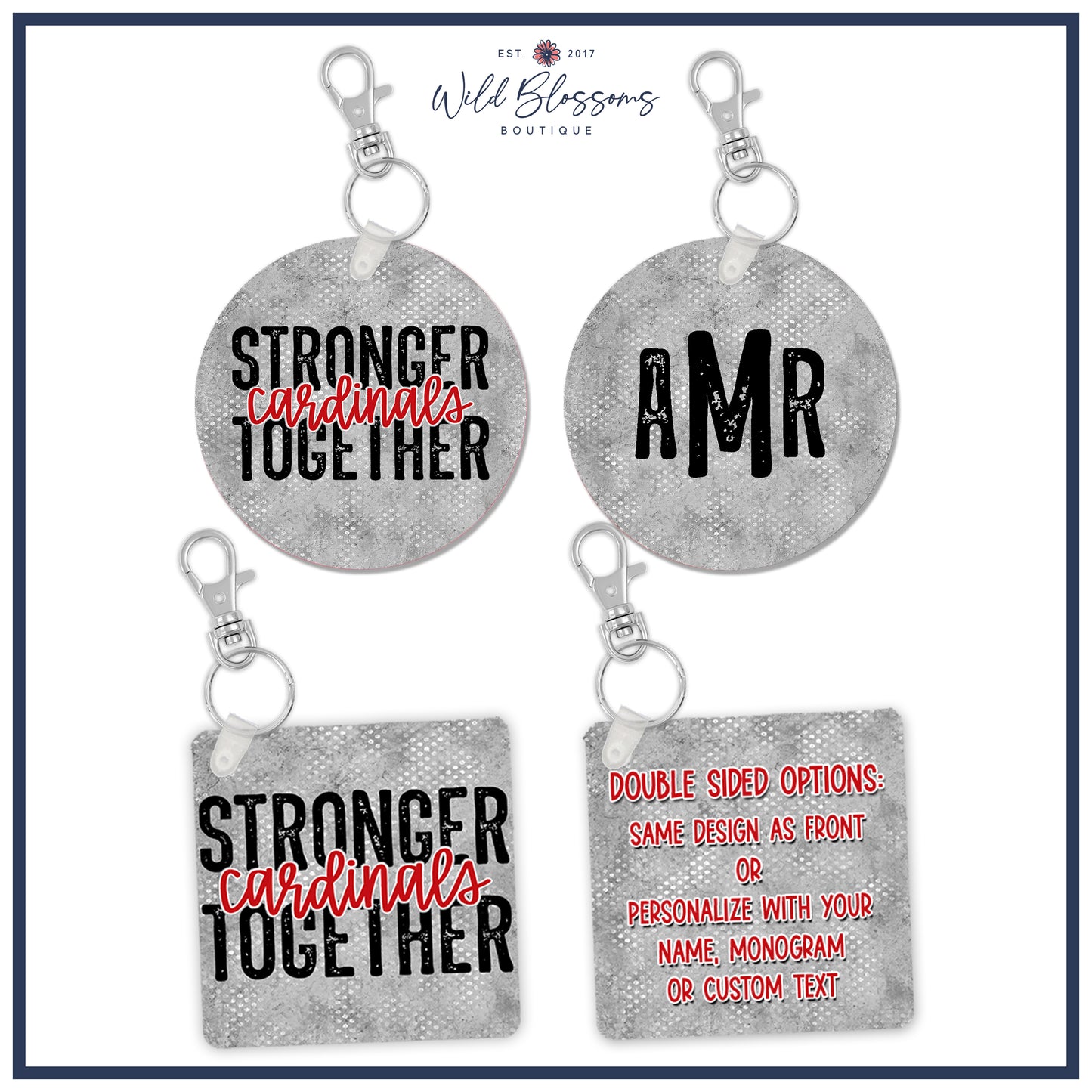 Personalized WRD Spirit Bookbag Tags