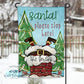 Santa Please Stop Here Christmas Personalized Garden Flag