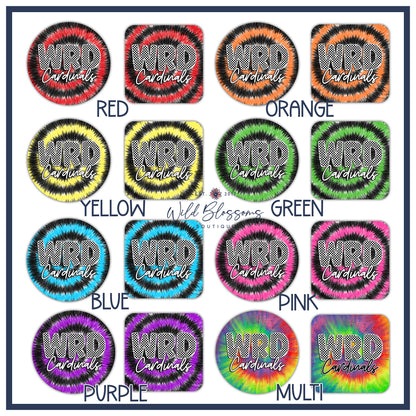 Personalized WRD Spirit Bookbag Tags