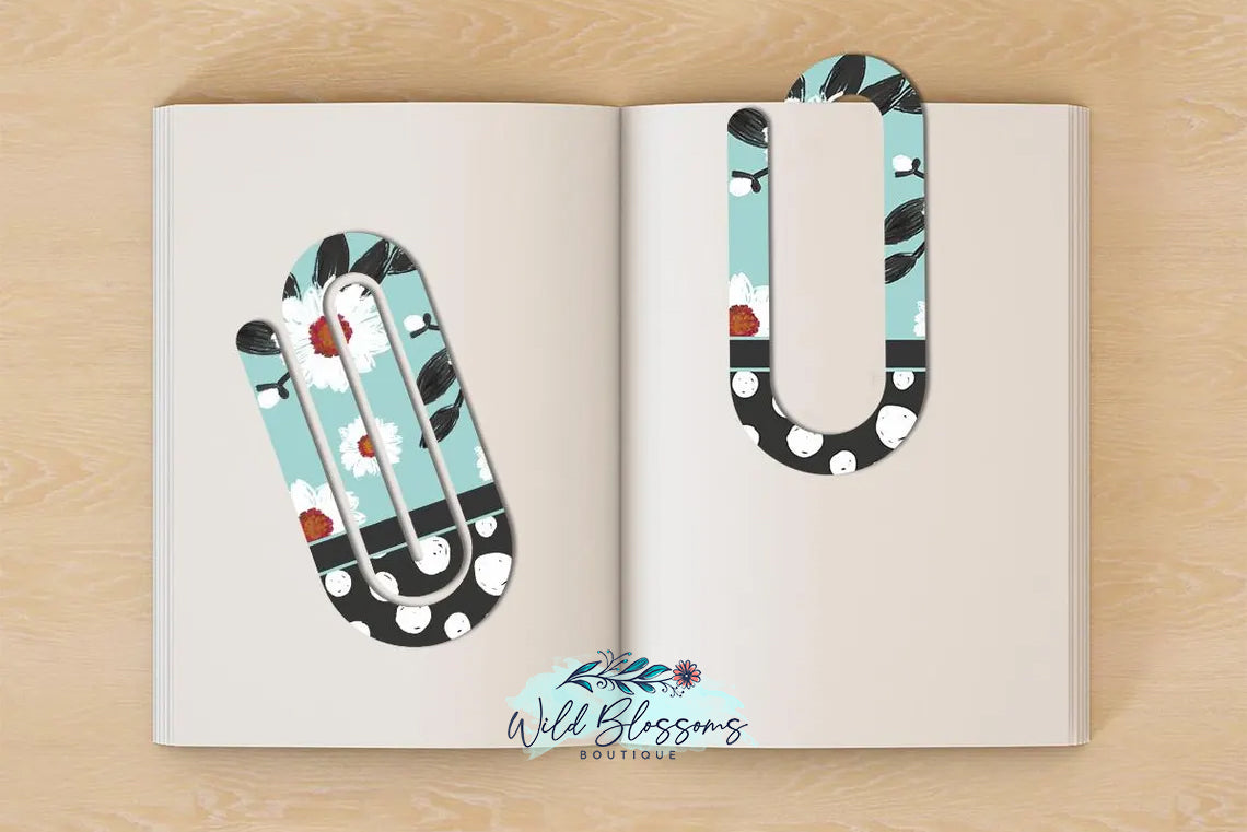 Paper Clip Bookmarks - 13 Designs to Choose From
