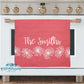 Vintage Pink Daisy Personalized Kitchen Towel