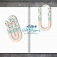 Vintage Summer Boho Paper Clip Bookmarks - 4 Designs to Choose From