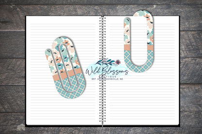 Vintage Summer Boho Paper Clip Bookmarks - 4 Designs to Choose From