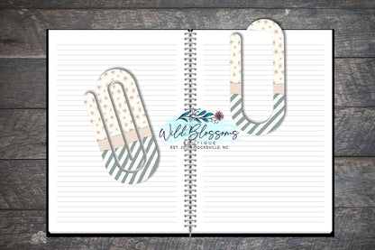 Vintage Summer Boho Paper Clip Bookmarks - 4 Designs to Choose From