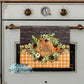 Wooden Watercolor Fall Personalized Kitchen Towel
