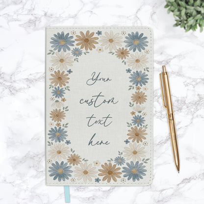 Vintage Daisy Scripture Personalized Journal
