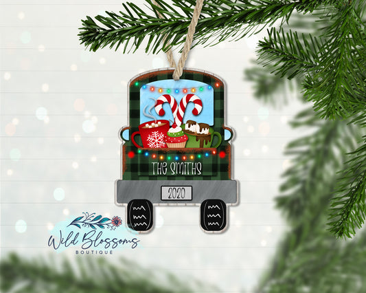 Sweet Treats Truck Ornament