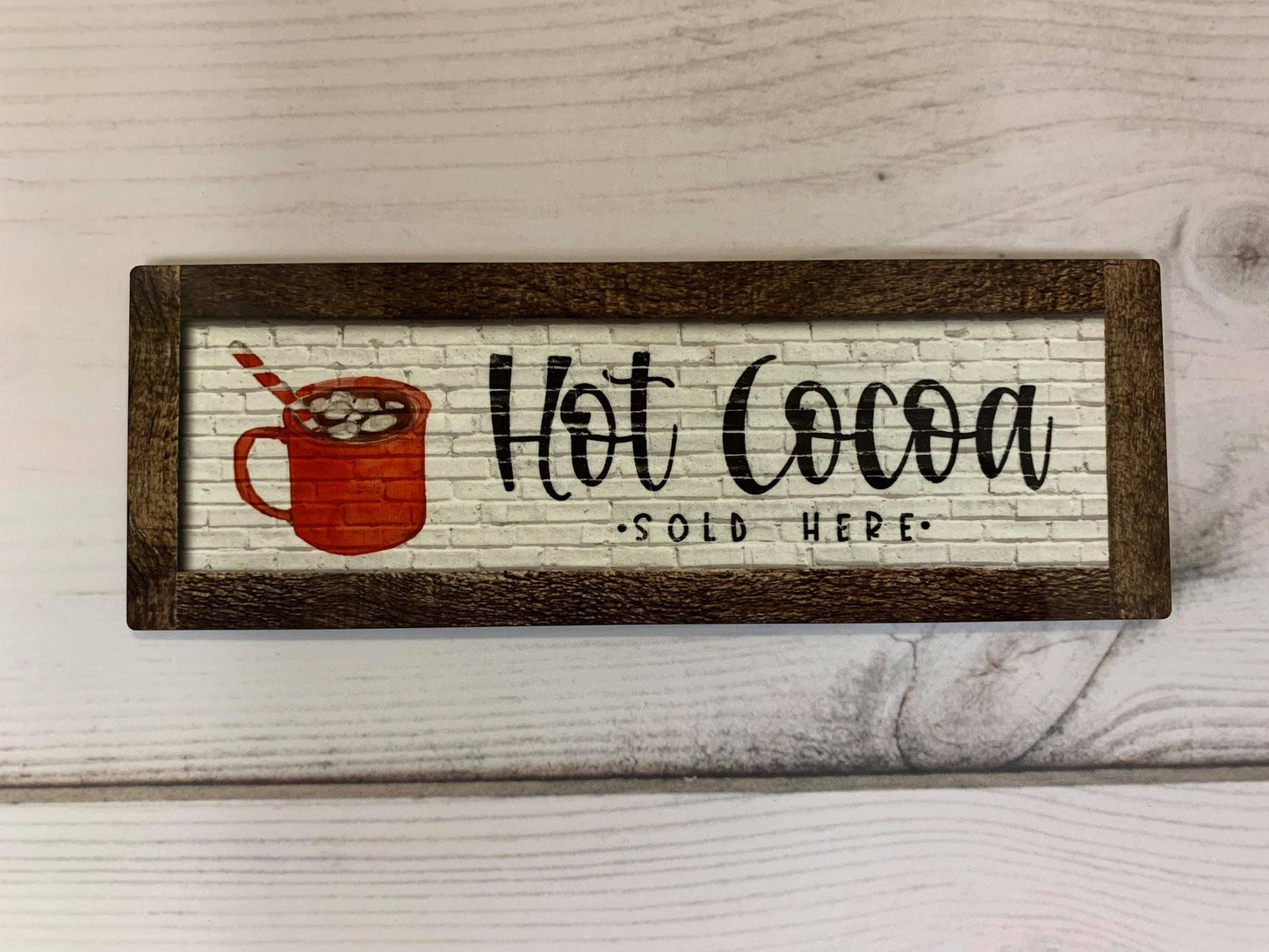 Hot Cocoa Bar Tiered Tray Decor Bundle