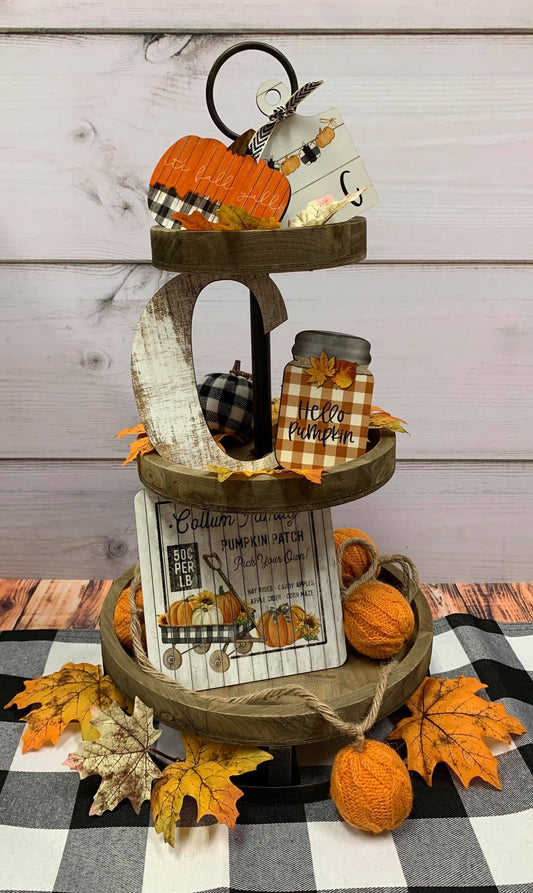 Fall Tiered Tray Decor Bundle