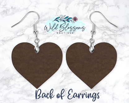 Valentine's Day Gnome Heart Drop Earrings