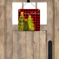 Red Buffalo Plaid Christmas Trees Ornament