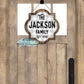 Grey Buffalo Plaid Wooden Frame Farmhouse Quatrefoil Door Hanger