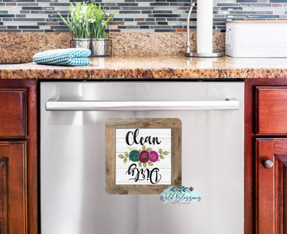 Farmhouse Clean / Dirty Dishwasher Magnet