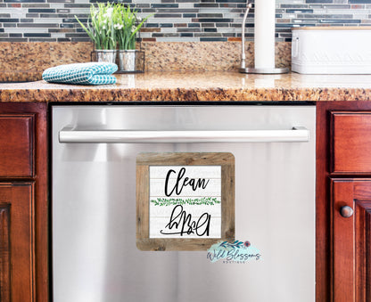 Farmhouse Clean / Dirty Dishwasher Magnet