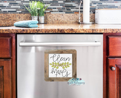 Farmhouse Clean / Dirty Dishwasher Magnet