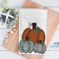 Pumpkin Trio Personalized Kitchen Towel