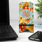 Groovy Flowers Monogram Mouse Pad And Coaster Desk Set