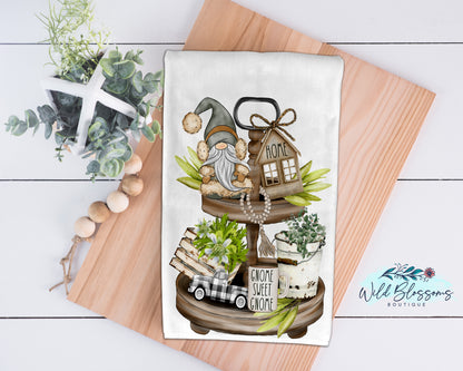 Gnome Sweet Gnome Kitchen Towel