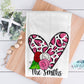Heart Floral Kitchen Towel