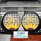 Black Buffalo Plaid Sunflower Personalized Car Coasters