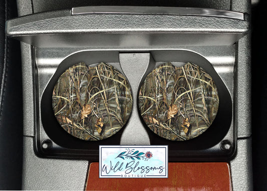Camouflage Car Coasters