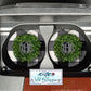 Buffalo Plaid Boxwood Wreath Car Coasters