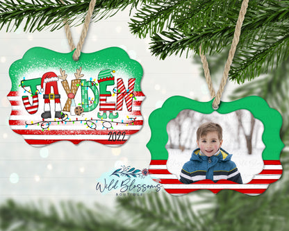 Personalized Santa Ornament