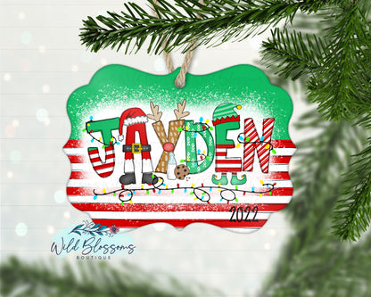 Personalized Santa Ornament
