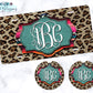 Leopard And Serape Print Car Coasters