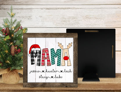 Personalized Christmas Alphabet Name Sign | Custom Holiday Keepsake Decor
