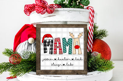 Personalized Christmas Alphabet Name Sign | Custom Holiday Keepsake Decor