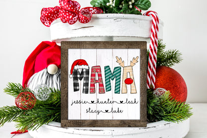 Personalized Christmas Alphabet Name Sign | Custom Holiday Keepsake Decor