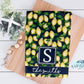 Navy Blue Lemon Kitchen Towel