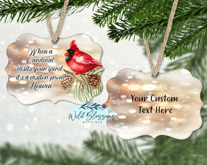 Cardinal Remembrance Ornament