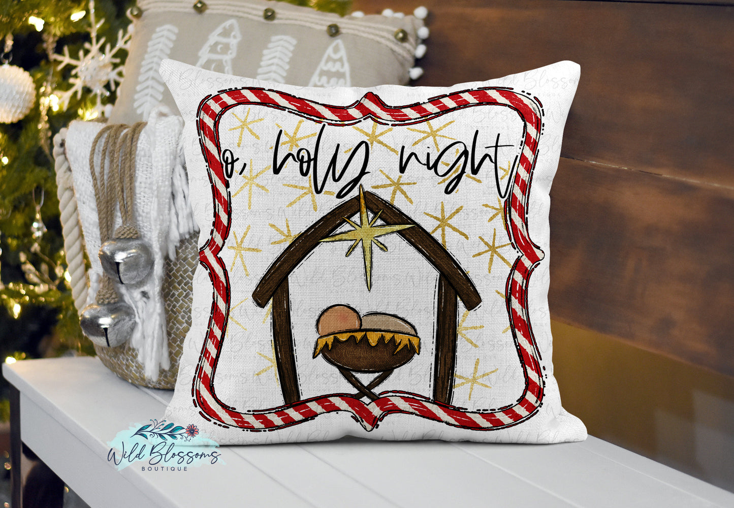 O Holy Night Pillow