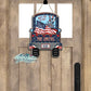 Patriotic Truck Door Hanger