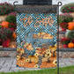 Pumpkin Truck Garden Flag