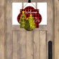 Red Buffalo Plaid Christmas Trees Ornament