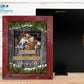 Rustic Wooden Framed Wooden Tile Letter Merry Christmas Photo Sign