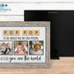 Pop Pop Scrabble Tile Photo Picture Frame