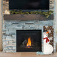 Rustic Wooden Snowman With Snowflakes Sign