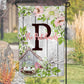 Spring Floral Bird House Garden Flag
