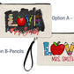 Teacher Love Linen Bag