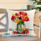 Where Flowers Bloom So Does Hope Floral Mason Jar Pillow
