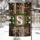 Personalized Wooden Buffalo Plaid Christmas Greenery Christmas Gift Set
