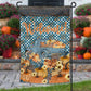 Pumpkin Truck Garden Flag